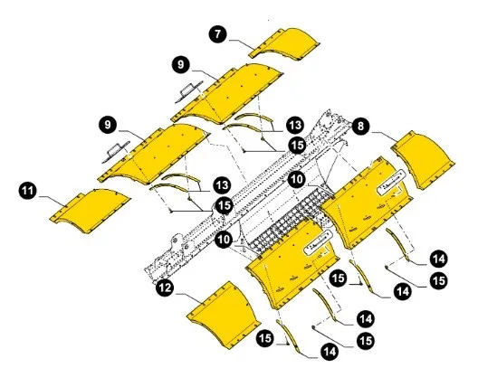87544139 - пластина износа