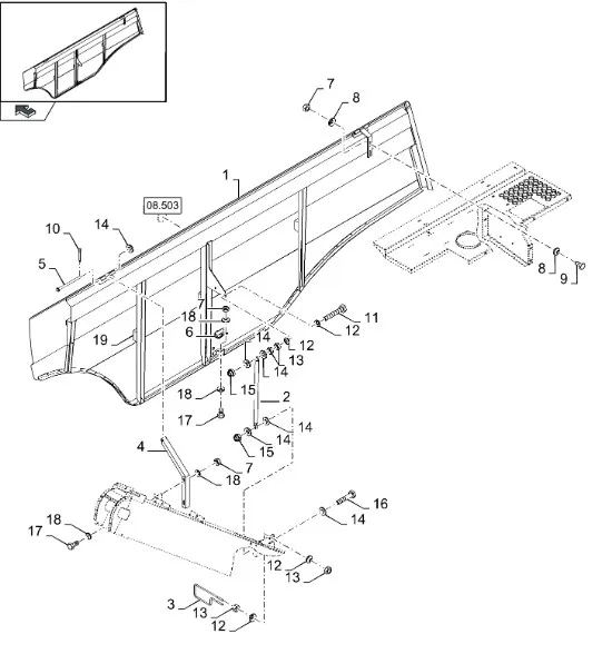 87379454 - Аммортизатор газовый капота бок. TC5, CS, CSX